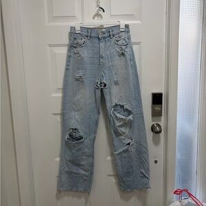 Zara Light Blue Denim Jeans